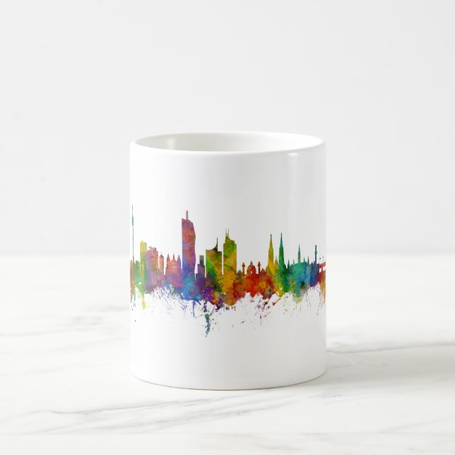 Wien Austria Skyline Kaffemugg (Center)