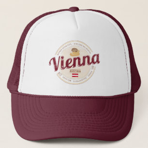 Wien Austria Vintage Capital Viennese Melange Keps