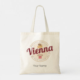 Wien Austria Vintage Capital Viennese Melange Tygkasse