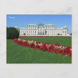 Wien Belvedere, Österrike Vykort