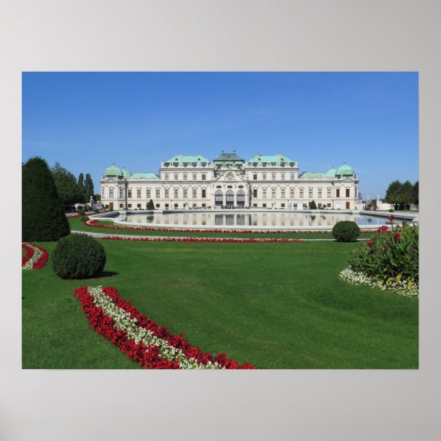 Wien Belvedere Poster (Framsidan)