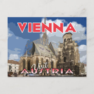 Wien, besök Österrikes vykort