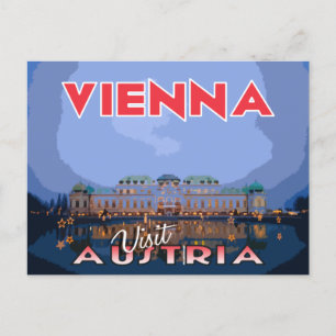 Wien, besök Österrikes vykort