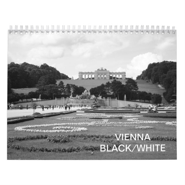 Wien Black White 2025 Kalender (Omslag)