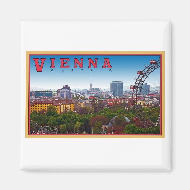 Wien - Cityscape Magnet (Framsidan)