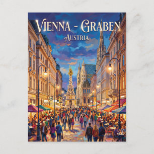 Wien - Graben Österrike Vykort