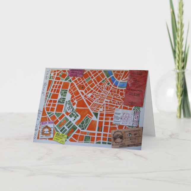 Wien hälsningkort kort (Framsida)