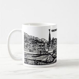 Wien huvudstad i Österrike Kaffemugg