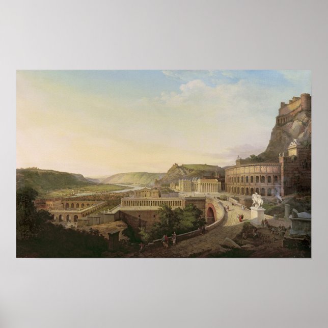 Wien i Roman Times, 1860 Poster (Framsidan)