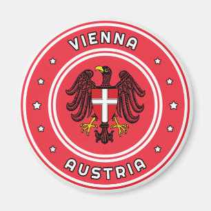 Wien Jackat av Arm, Österrike Magnet