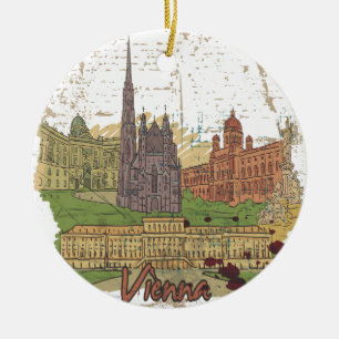 Wien Julgransprydnad Keramik