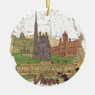 Wien Julgransprydnad Keramik