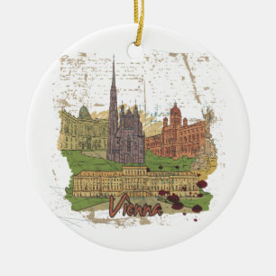 Wien Julgransprydnad Keramik