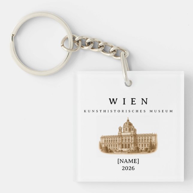 Wien Kunsthistorisches Museum | Name & Jahr (Framsidan)