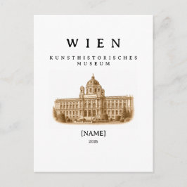 Wien Kunsthistorisches Museum | Name & Jahr Vykort
