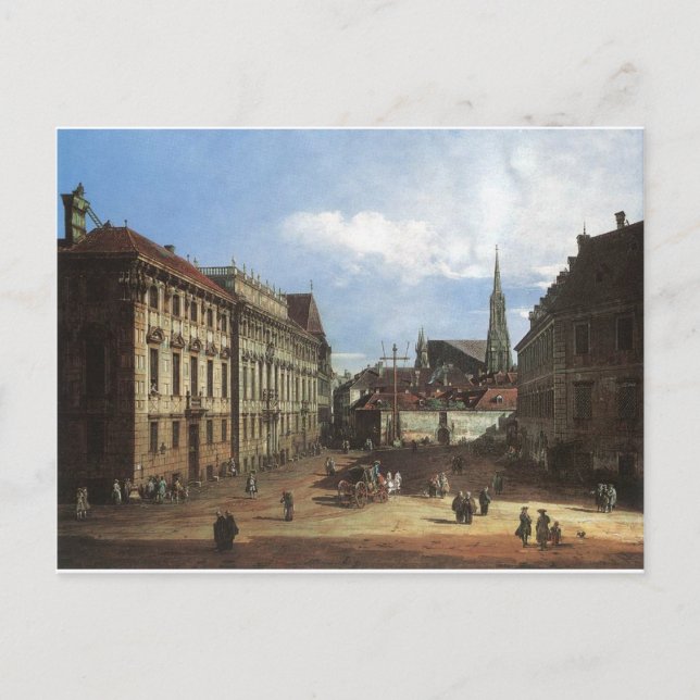Wien, Lobkowitzplatz av Bernardo Bellotto Vykort (Framsida)