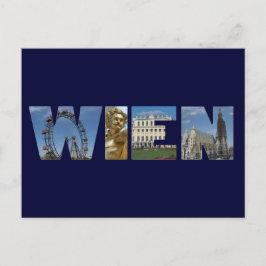 Wien Logotyp Wien Österrike Vykort