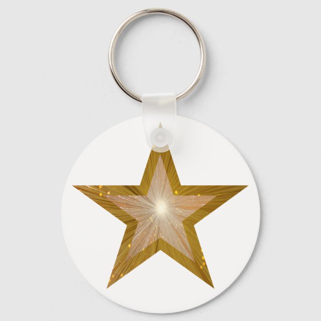Wien om nyckelkedjan Guld Star Nyckelring (Framsida)