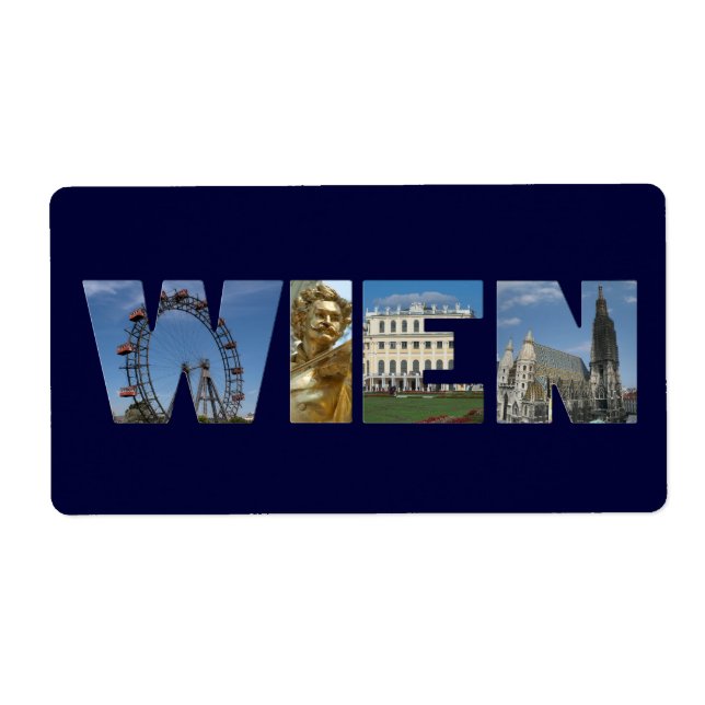 Wien Österreich Fraktsedel (Framsidan)