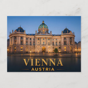 Wien Österrike Elegant Stad Resmål Vykort