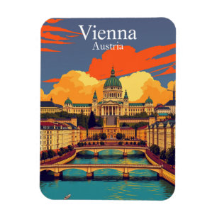 Wien, Österrike, Europa, resor Magnet