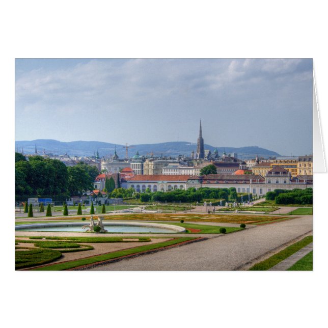 Wien, Österrike Hälsningskort (Framsidan Horizontal)