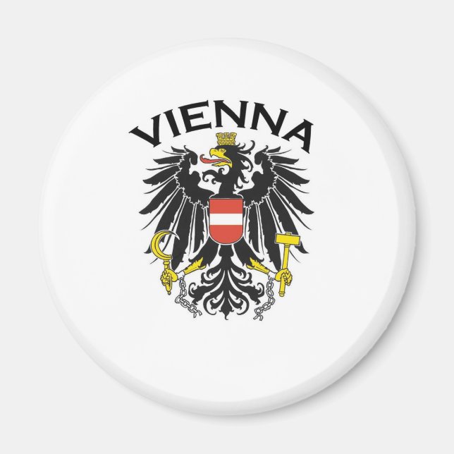 Wien, Österrike Magnet (Framsidan)