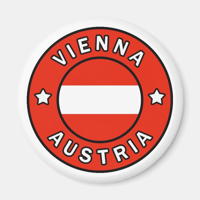 Wien Österrike Magnet (Framsidan)