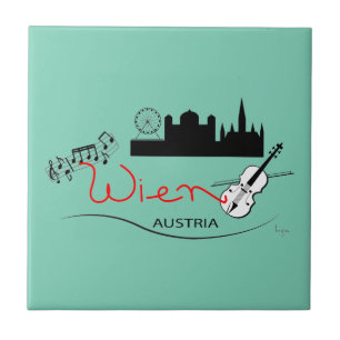 Wien Österrike - Österreich Kakelplatta