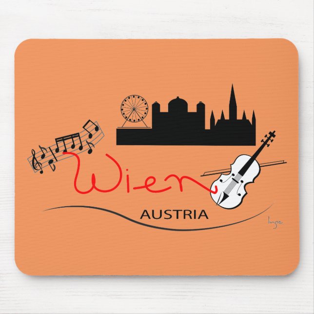Wien, Österrike - Österreich Musmatta (Framsidan)