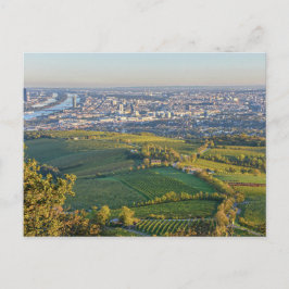 Wien, Österrike, Panorama från Kahlenberg Vykort