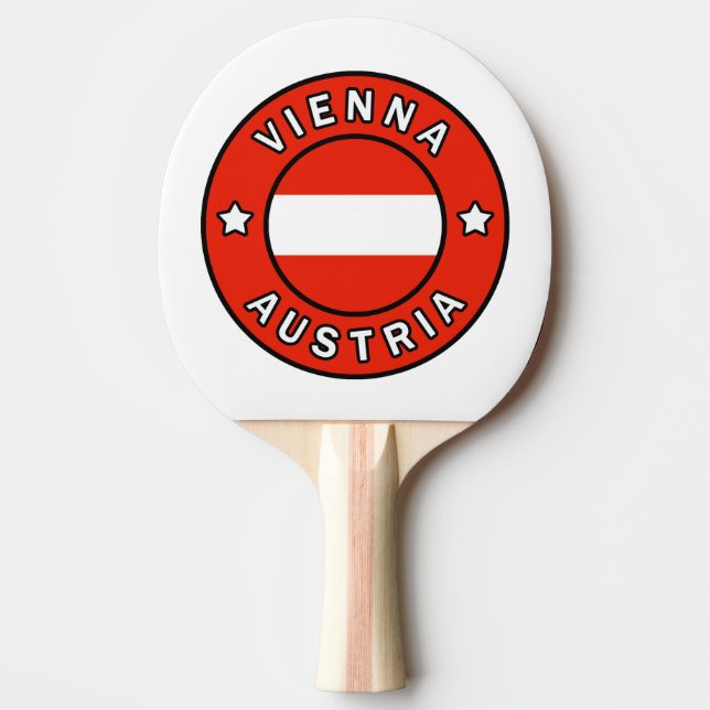 Wien Österrike Pingisracket (Framsidan)