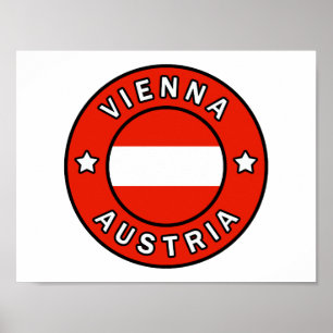 Wien Österrike Poster