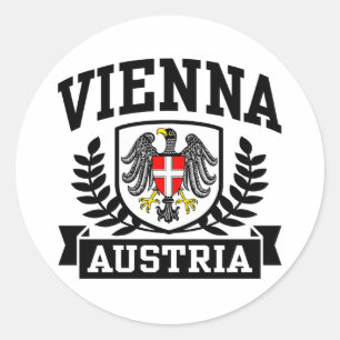 Wien Österrike Runt Klistermärke