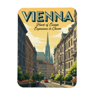 Wien Österrike Travel Magnet