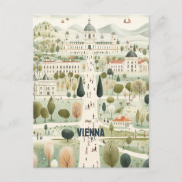 Wien Österrike Travel Vykort