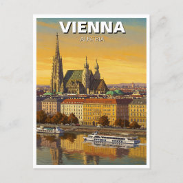 Wien Österrike Travel Vykort