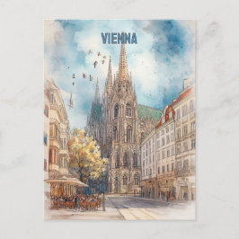 Wien Österrike Travel Vykort