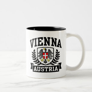 Wien Österrike Två-Tonad Mugg