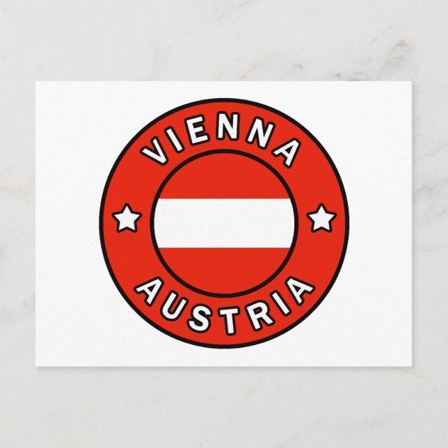 Wien Österrike Vykort (Framsida)