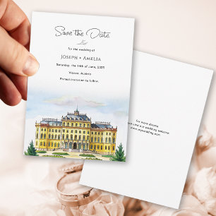 Wien Österrikes destinationsbröllop Spara datumet