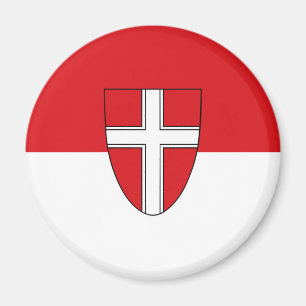 Wien Österrikes flagga Staatsymbol Wien Magnet