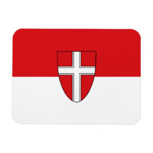 Wien Österrikes flagga Staatsymbol Wien Magnet
