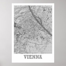Wien - Österrikes pennstad Karta Poster