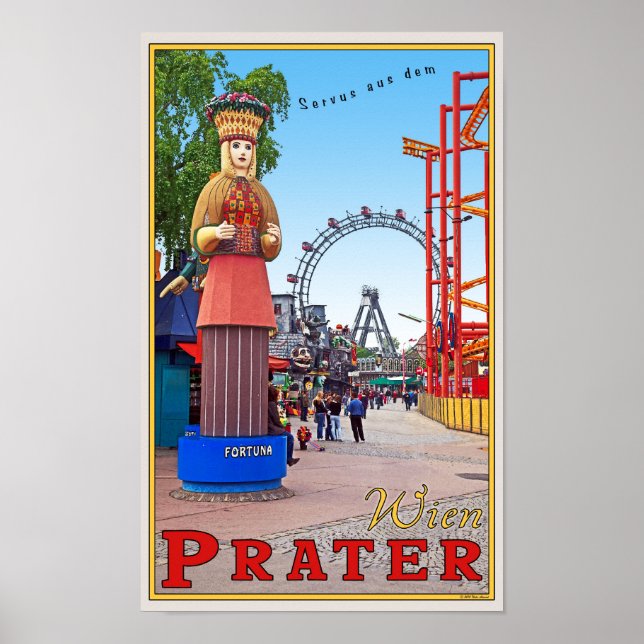 Wien - Prater Park Poster (Framsidan)