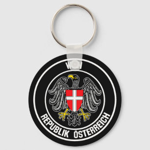 Wien rundaEmblem Nyckelring