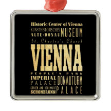 Wien stad av Österrike typografikonst