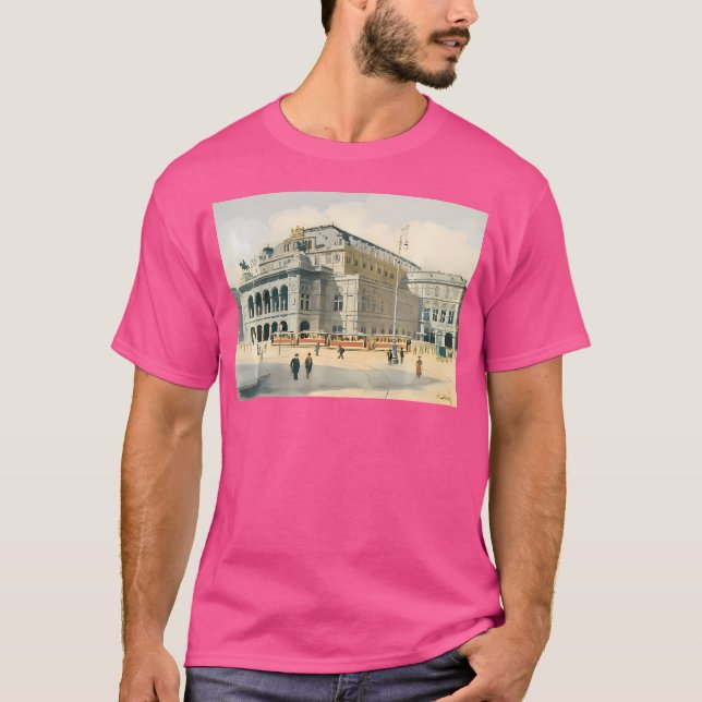 Wien State Opera House T Shirt (Framsida)