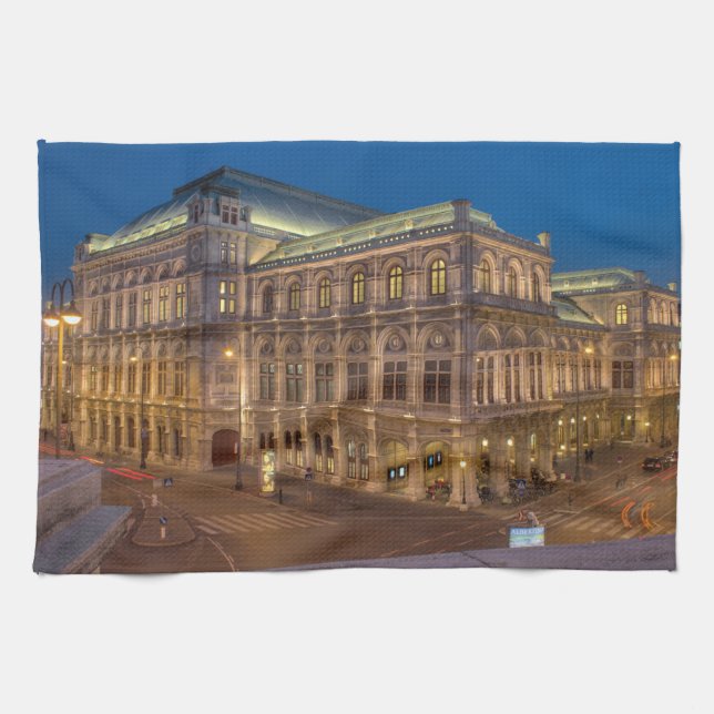 Wien State Opera Kökshandduk (Horisontell)