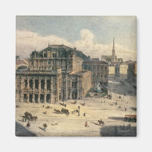 Wien statligt operahus, c.1869 magnet